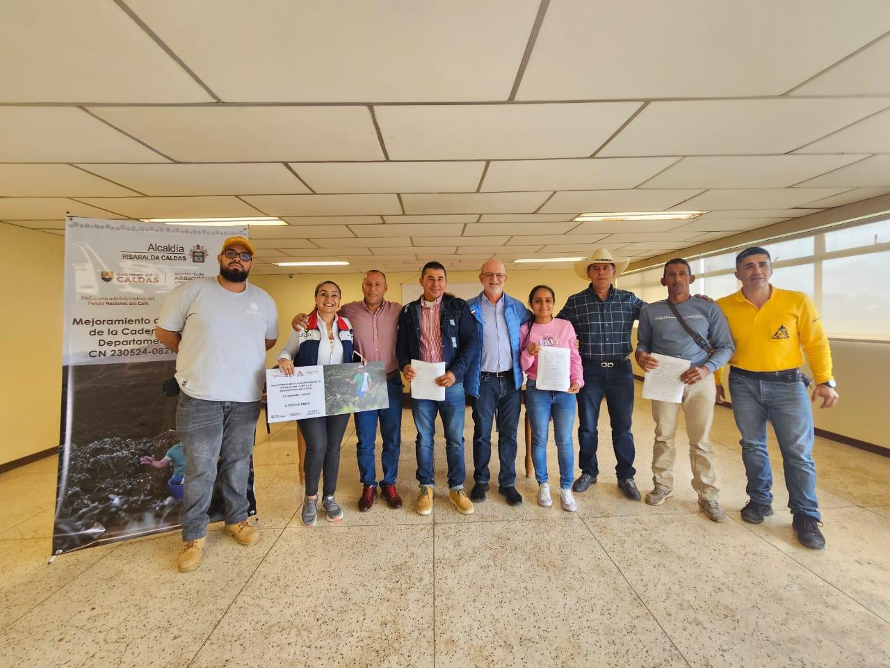 Entrega de incentivos caficultores logro 1