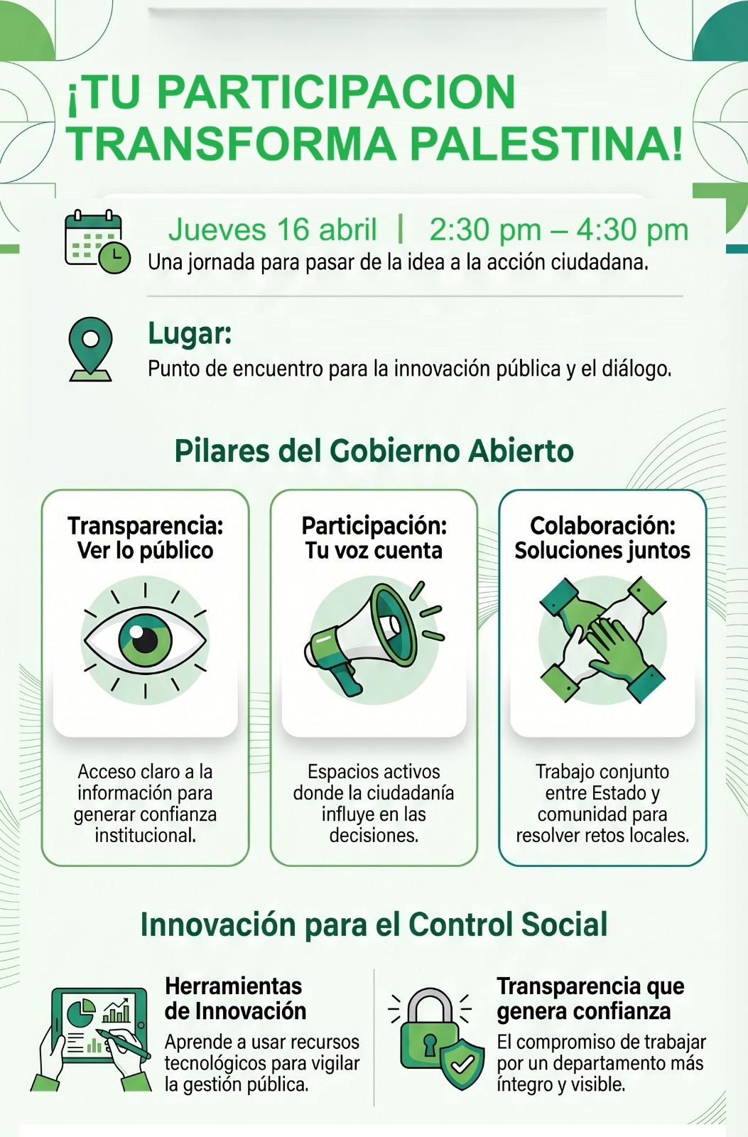 INVITACIÓN PALESTINA