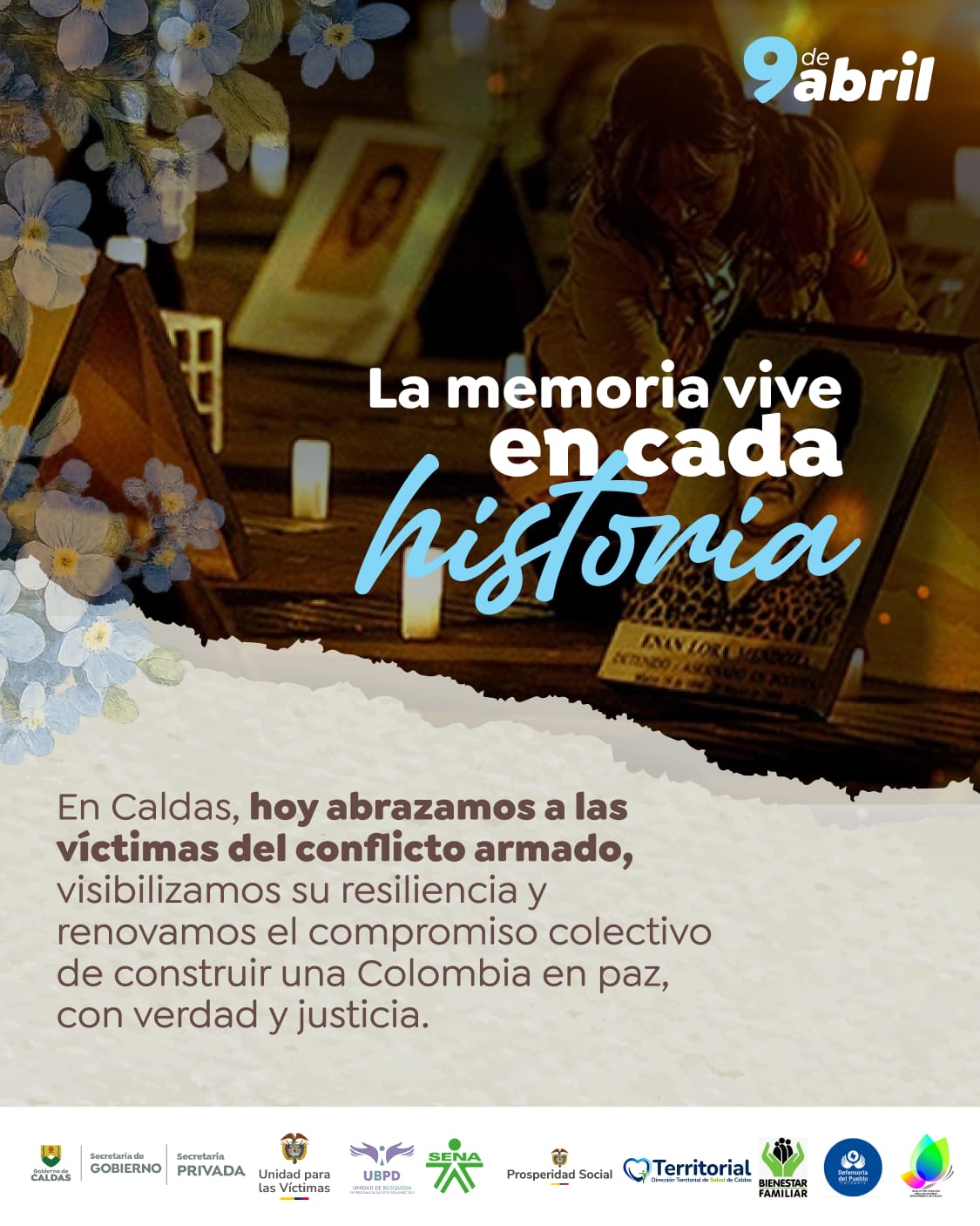 Caldas conmemorara el Dia de las Victimas con feria de servicios y la primera Muestra de Cine y Derechos Humanos