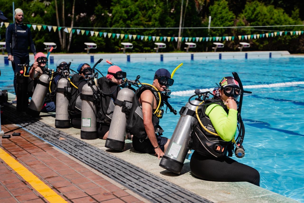 Jefatura de Gestion del Riesgo de Caldas, junto a la Defensa Civil, fortalecio capacidades en rescate acuatico y de buceo