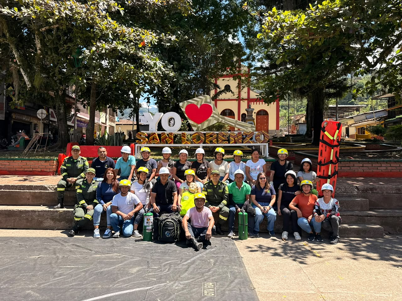 San Lorenzo se convierte en el primer resguardo indigena de Caldas en certificarse como Equipo Comunitario de Respuesta a Emergencias
