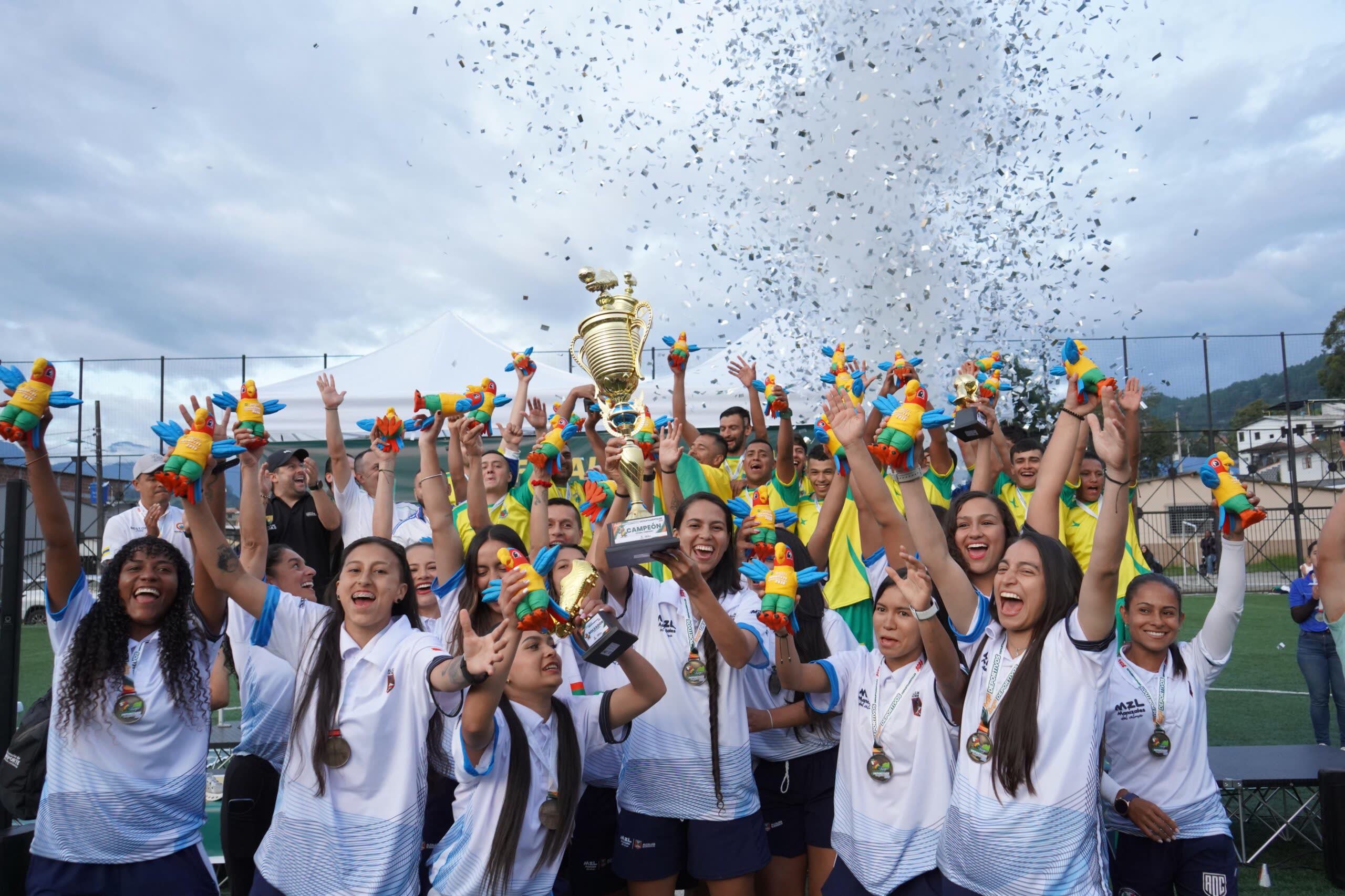 Belalcazar y Manizales, los campeones de futbol en los Juegos Deportivos Departamentales de Caldas 2026