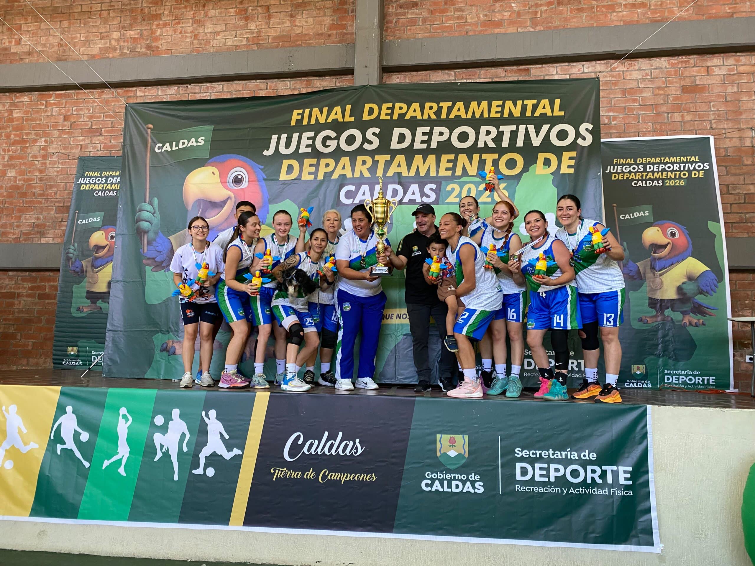 Marquetalia y Villamaria, los campeones del baloncesto caldense! Nueva final ratifica el positivo impacto de los Juegos Deportivos Departamentales