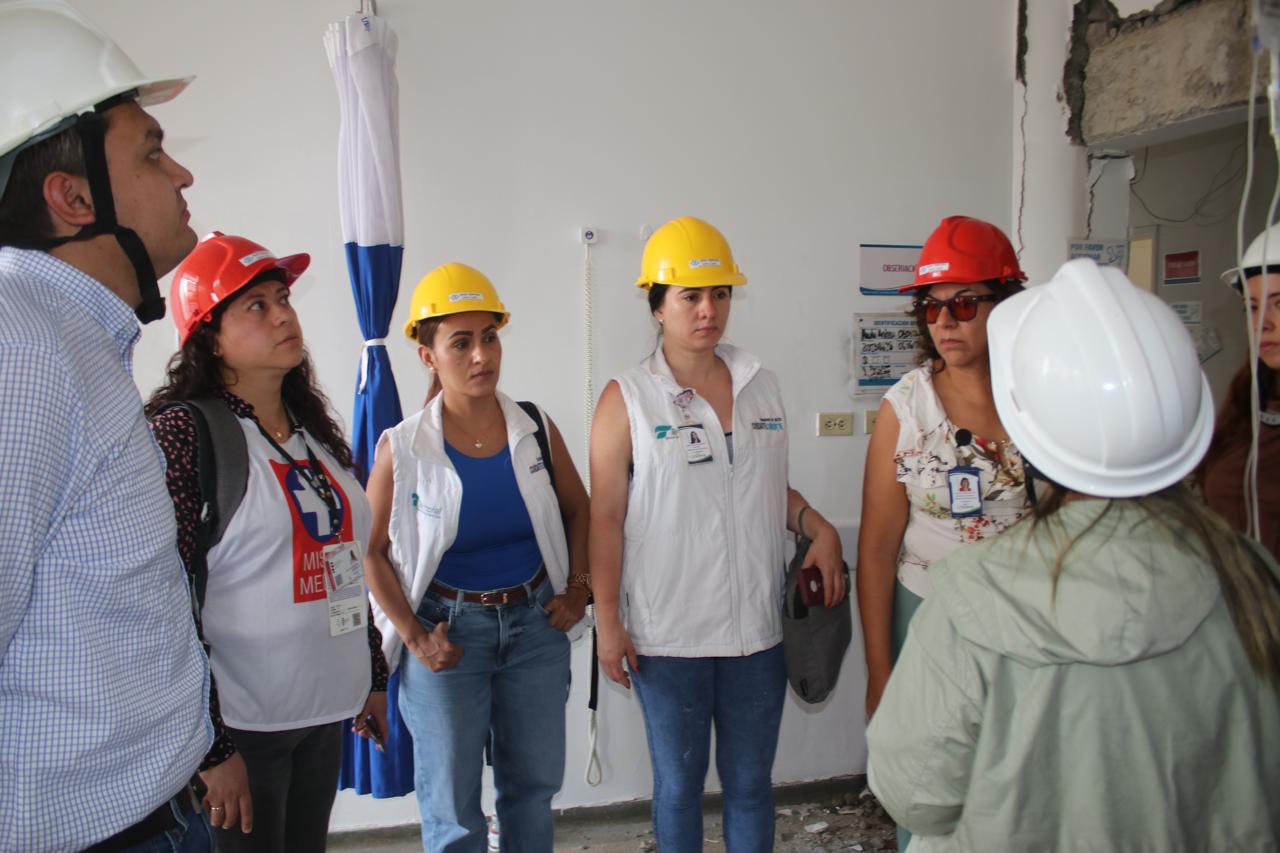 Ministerio e Instituto Nacional de Salud verifican condiciones de infraestructura hospitalaria y prestacion de servicios en Caldas