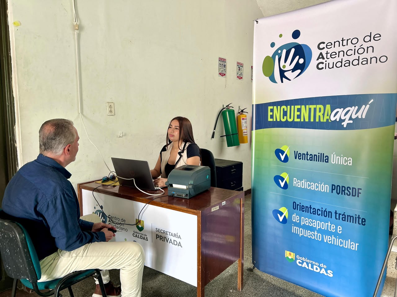 Riosucio vuelve a contar con punto de Atencion al Ciudadano de la Gobernacion de Caldas