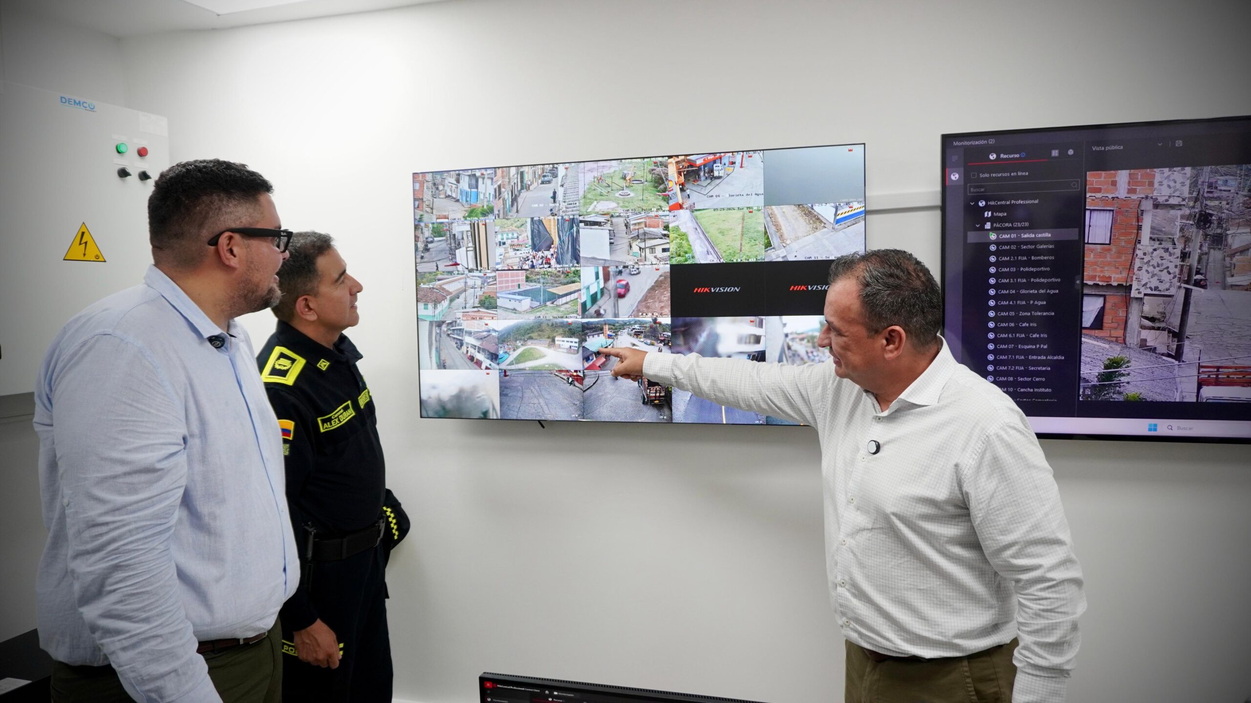 La Gobernacion le cumple a la seguridad en Pacora! Puso en marcha el nuevo y moderno sistema de videovigilancia