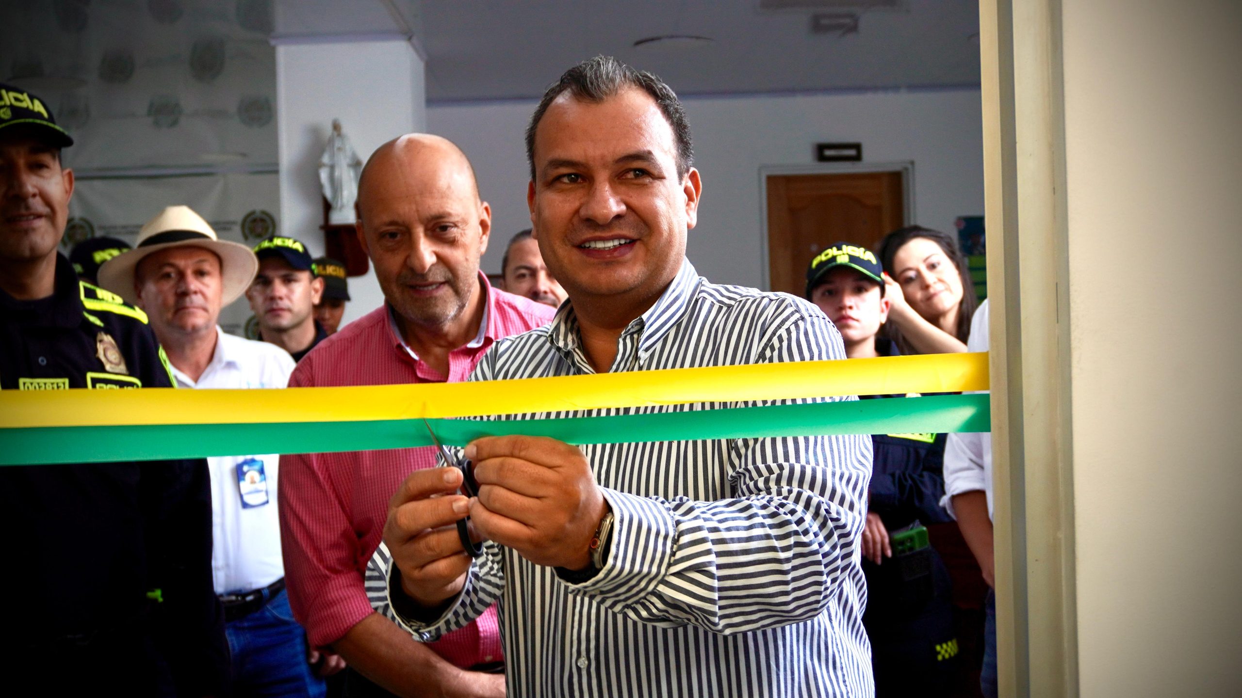 Gobierno de Caldas y Alcaldia fortalecen la seguridad en Aguadas con la puesta en funcionamiento de 28 nuevas camaras de vigilancia