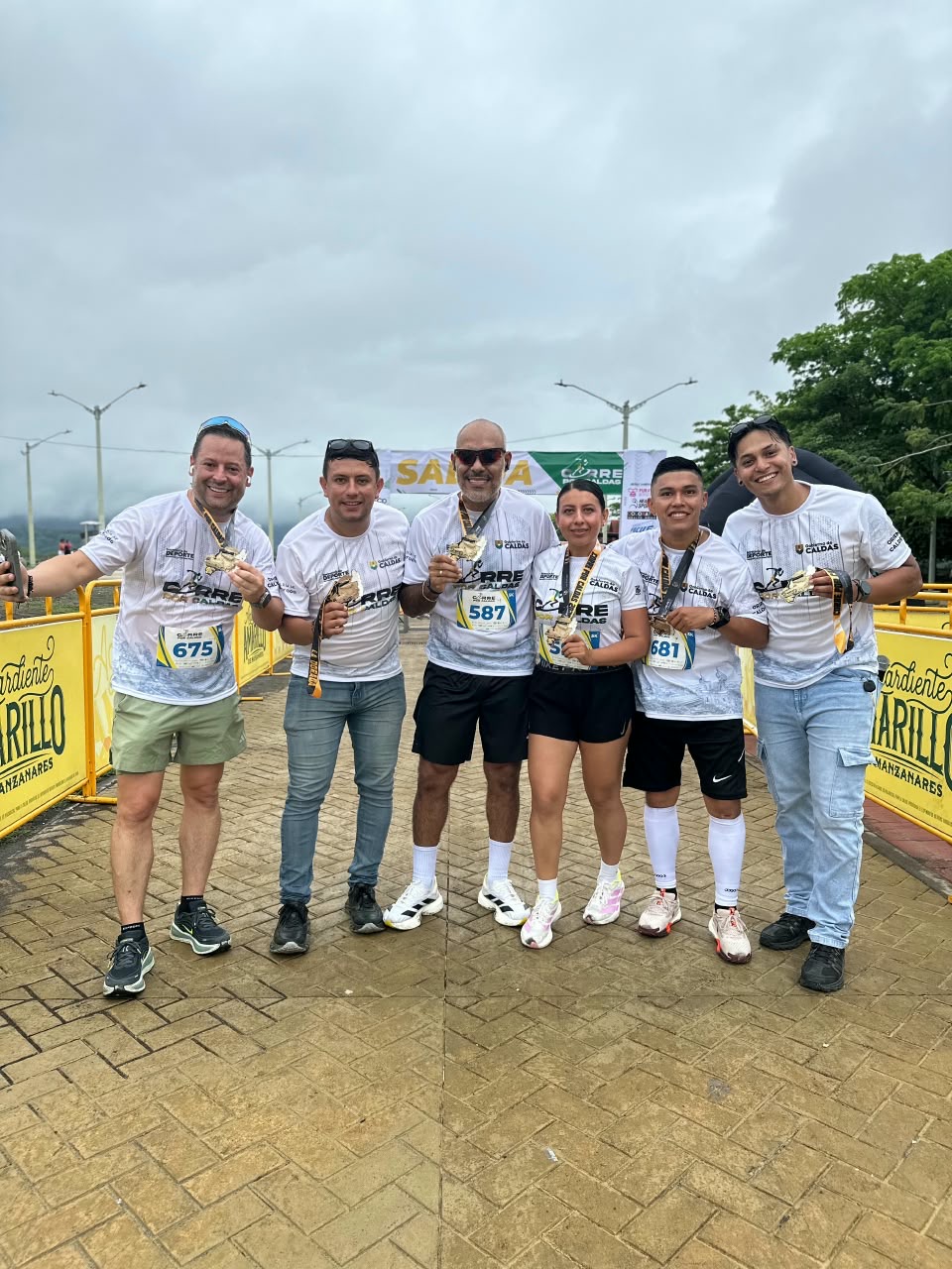 Con el apoyo de la Gobernacion de Caldas, Corre por Caldas arranco con mas de 600 participantes en La Dorada!