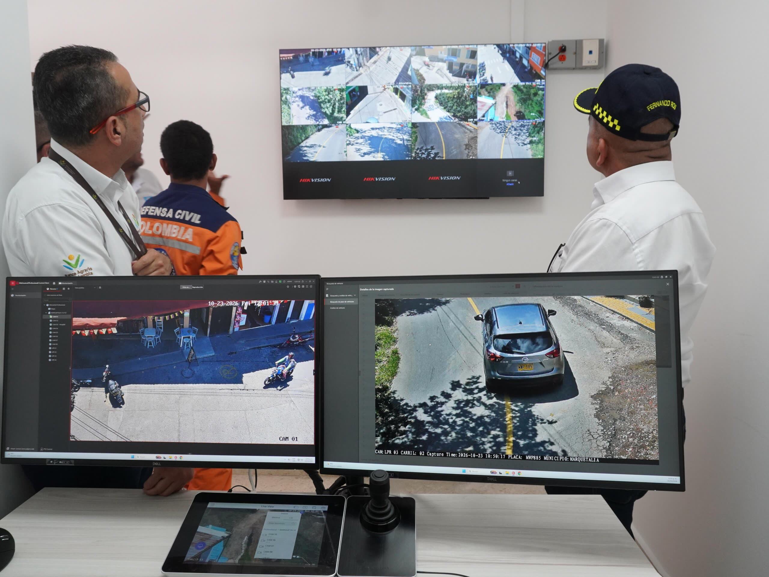 Gobierno de Caldas entrega camaras de alta tecnologia para fortalecer la seguridad en Marquetalia