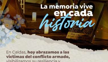 Caldas conmemorara el Dia de las Victimas con feria de servicios y la primera Muestra de Cine y Derechos Humanos