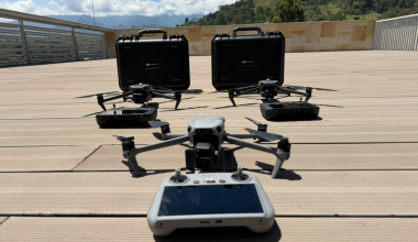 Tecnologia con drones se suma a la atencion de la emergencia en Caldas