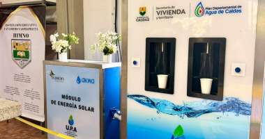 Gobernacion de Caldas entrego planta potabilizadora a institucion indigena de Supia: 220 estudiantes ya tienen agua segura en su colegio